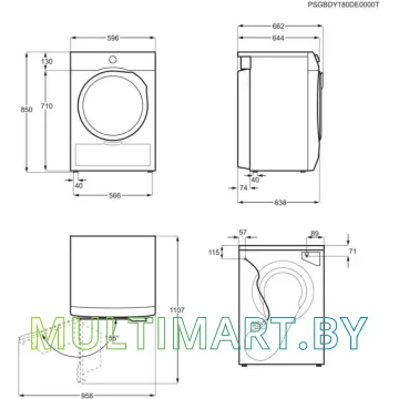 Сушильная машина Electrolux EW8H358S картинка 10